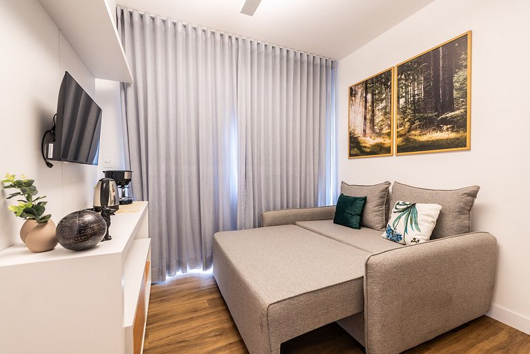 BA85 Apartamento Walk| Metrô Moema | 3km Congonhas
