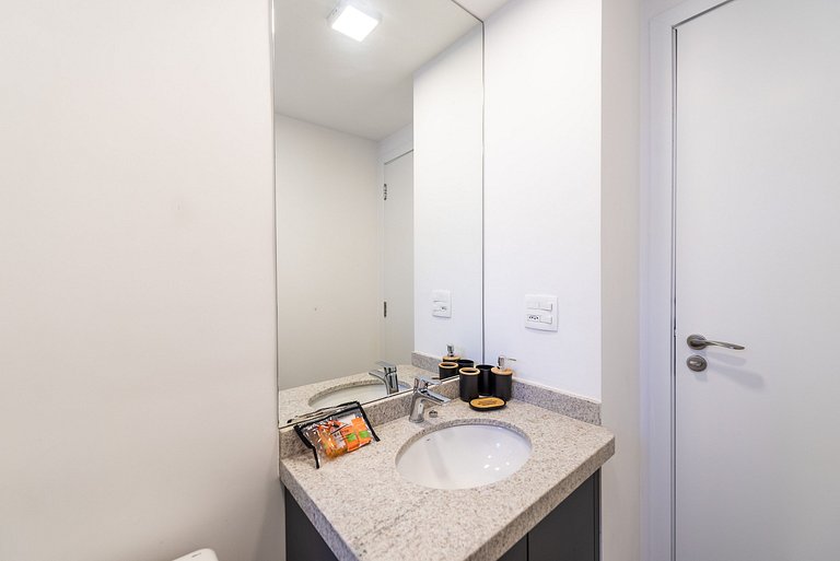 BA85 Apartamento Walk| Metrô Moema | 3km Congonhas