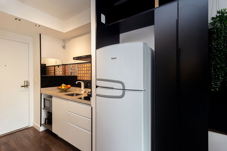 BA104 Charming Studio High Floor Moema | Congonhas