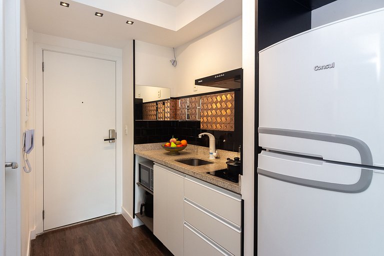 BA104 Charming Studio High Floor Moema | Congonhas