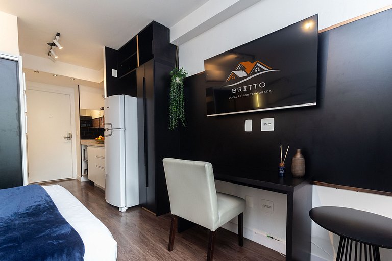 BA104 Studio Charmoso Andar Alto Moema | Congonhas