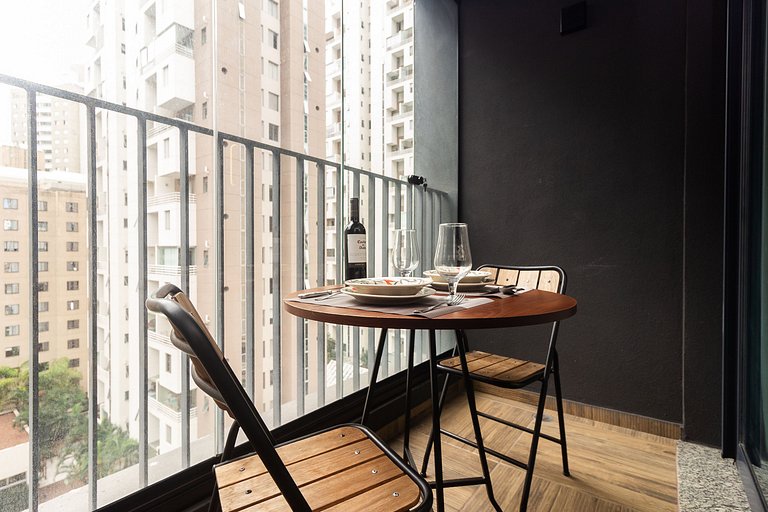 BA104 Charming Studio High Floor Moema | Congonhas