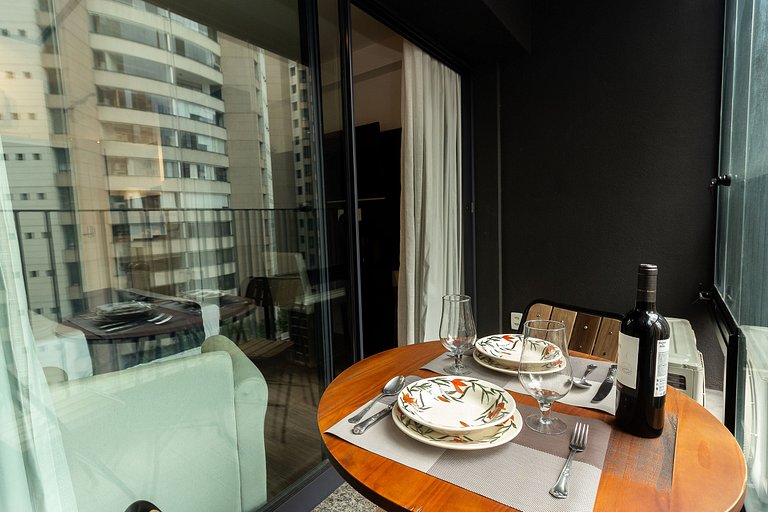 BA104 Charming Studio High Floor Moema | Congonhas