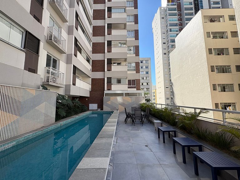 BA102 Studio With Pool and Gym in Bela Vista